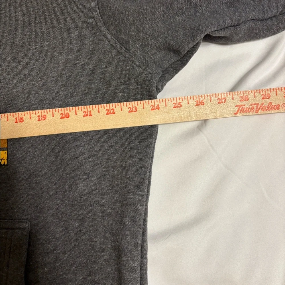 Kings Camo Deer Graphic Hoodie Men’s M Gray Outdoor Hunting Pullover - Picture 5 of 8